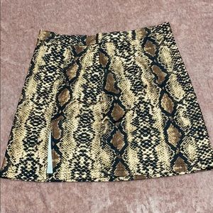 snake skin skirt